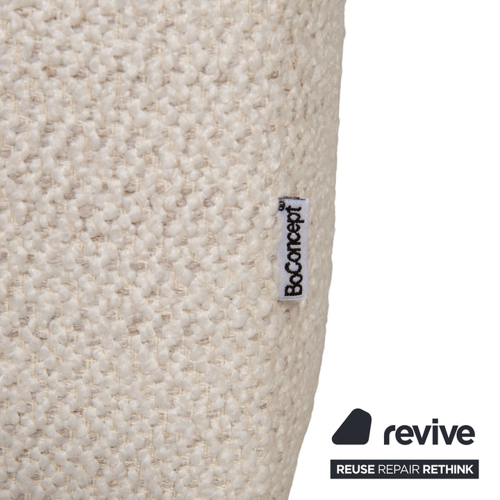 BoConcept Indivi Stoff Sofa Weiß Zweisitzer Couch