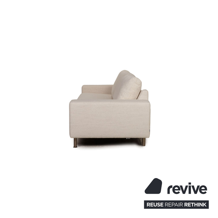 BoConcept Indivi Stoff Sofa Weiß Zweisitzer Couch