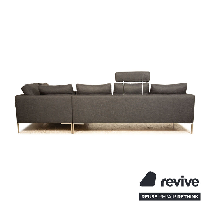 BoConcept Istra Stoff Ecksofa Recamiere Rechts Grau