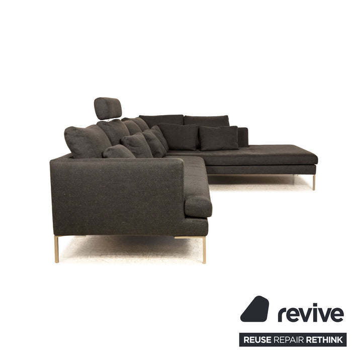 BoConcept Istra Stoff Ecksofa Recamiere Rechts Grau