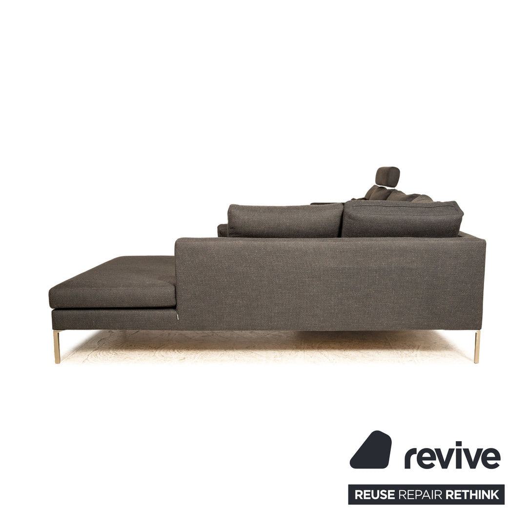 BoConcept Istra Stoff Ecksofa Recamiere Rechts Grau