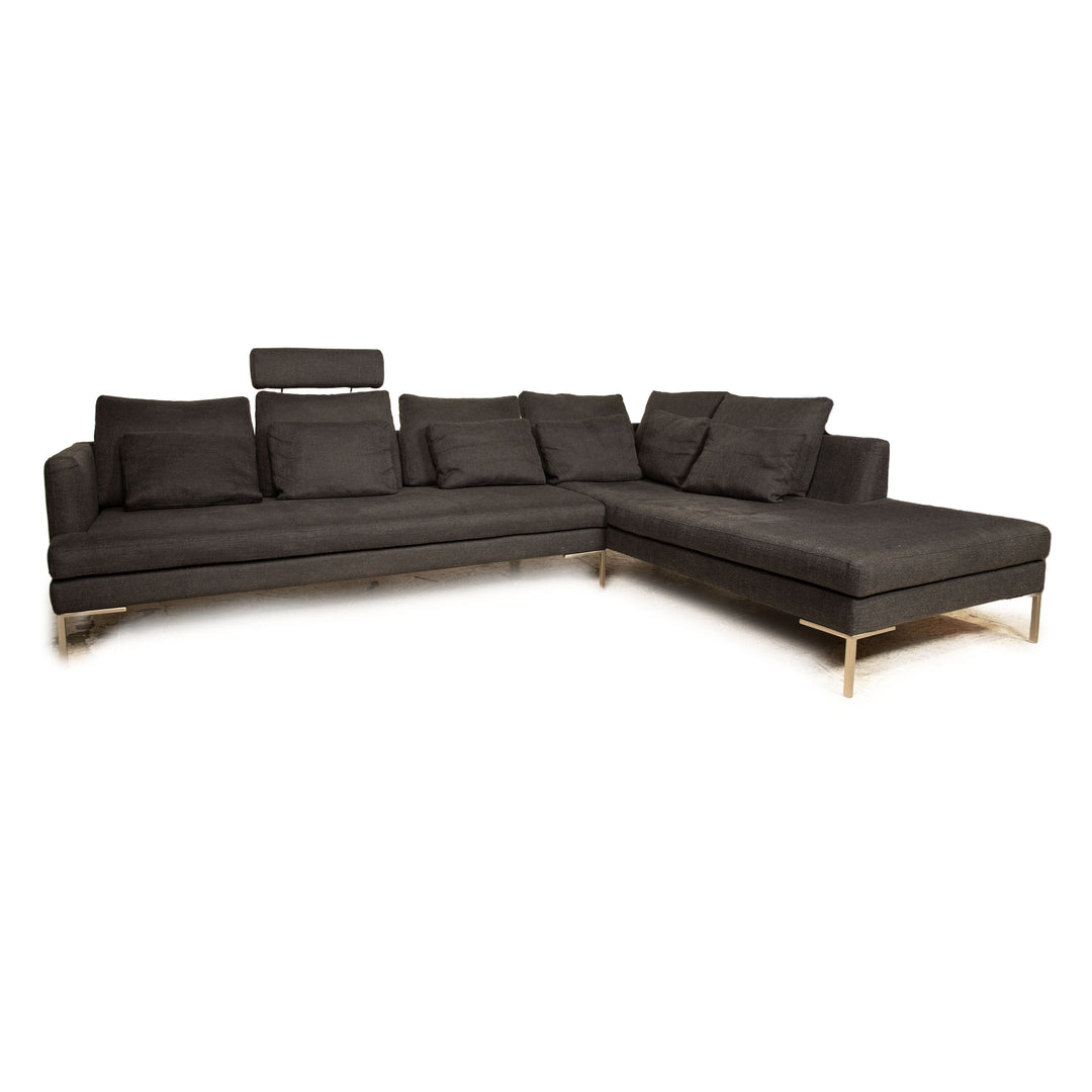 BoConcept Istra Stoff Ecksofa Recamiere Rechts Grau
