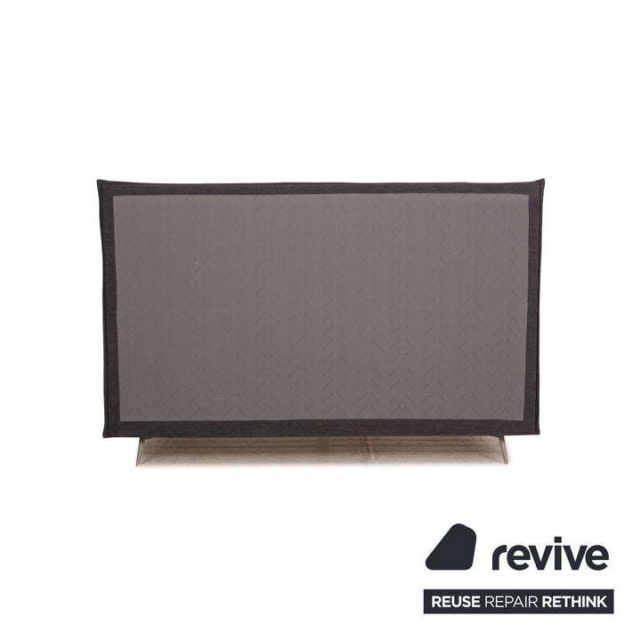 BoConcept Lugano Stoff Bett Grau Doppelbett