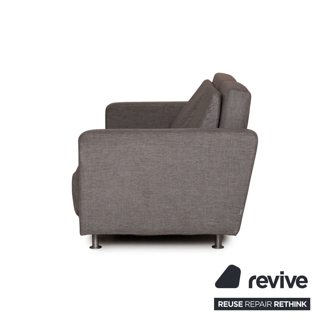 BoConcept Melo Sofa Stoff Grau Zweisitzer Couch Funktion Schlaffunktion