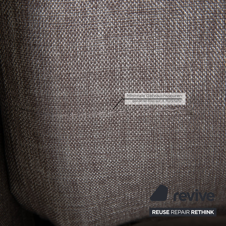 BoConcept Melo Sofa Stoff Grau Zweisitzer Couch Funktion Schlaffunktion