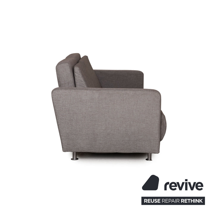 BoConcept Melo Sofa Stoff Grau Zweisitzer Couch Funktion Schlaffunktion