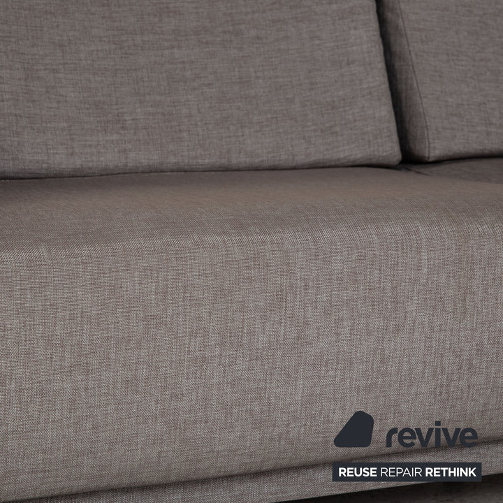 BoConcept Melo Sofa Stoff Grau Zweisitzer Couch Funktion Schlaffunktion