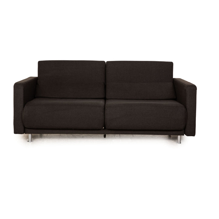BoConcept Melo Stoff Zweisitzer Dunkelgrau Schlafsofa