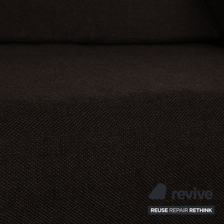 BoConcept Melo Stoff Zweisitzer Dunkelgrau Schlafsofa