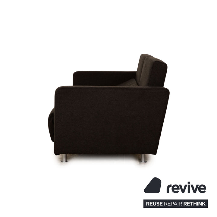 BoConcept Melo Stoff Zweisitzer Dunkelgrau Schlafsofa