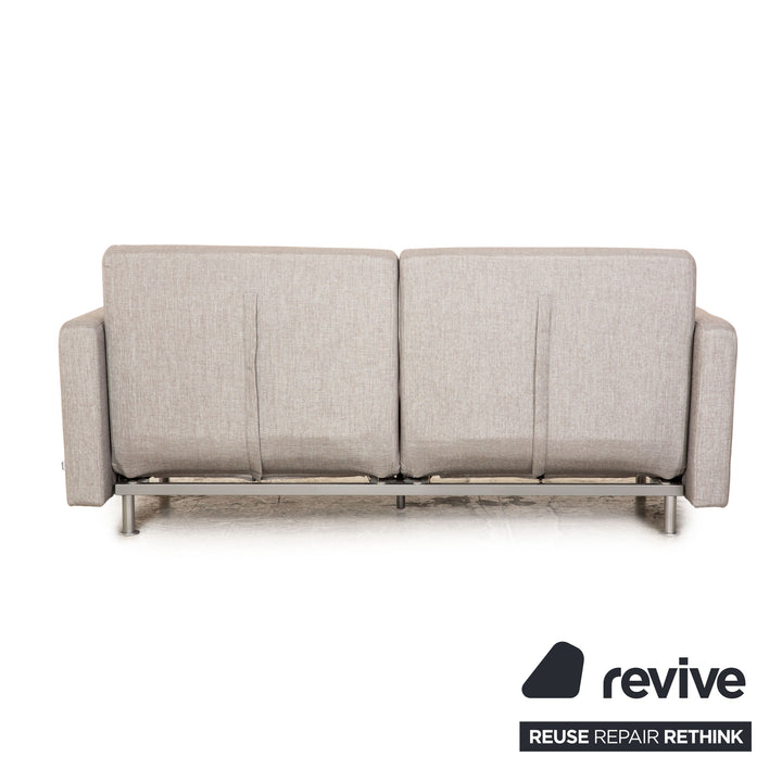 BoConcept Melo Stoff Zweisitzer Grau manuelle Funktion Schlafsofa Couch
