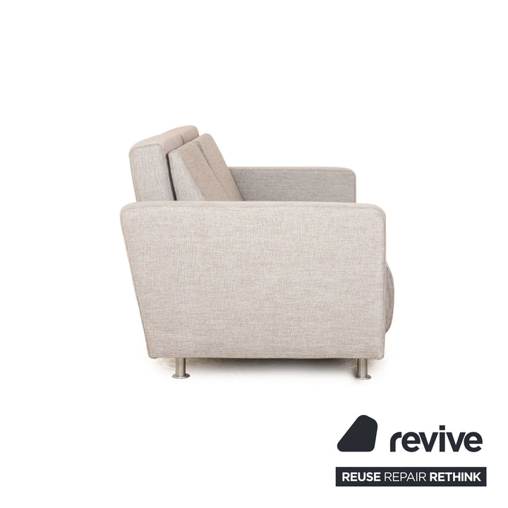 BoConcept Melo Stoff Zweisitzer Grau manuelle Funktion Schlafsofa Couch