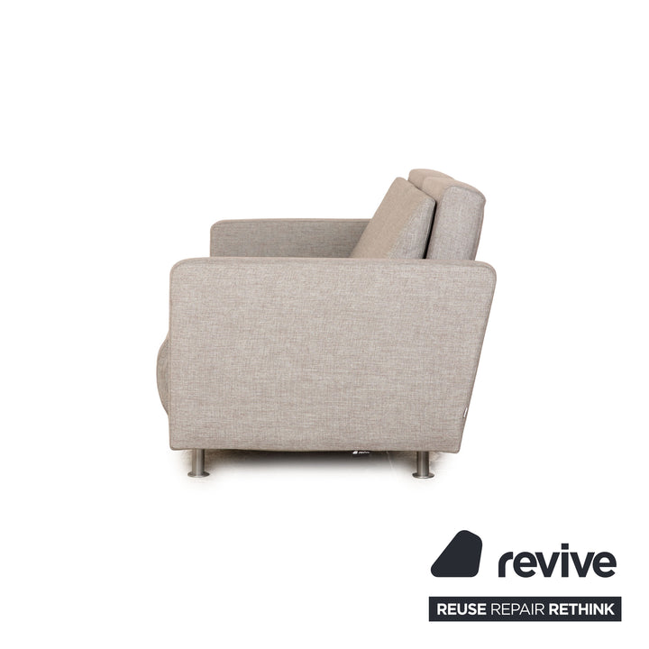 BoConcept Melo Stoff Zweisitzer Grau manuelle Funktion Schlafsofa Couch