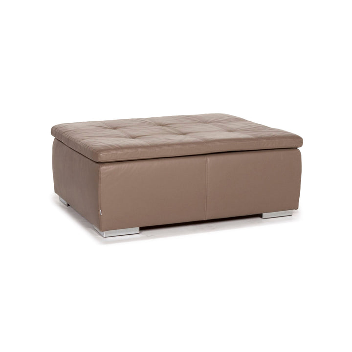 BoConcept Mezzo Leder Hocker Braun Graubraun Ottoman #13064
