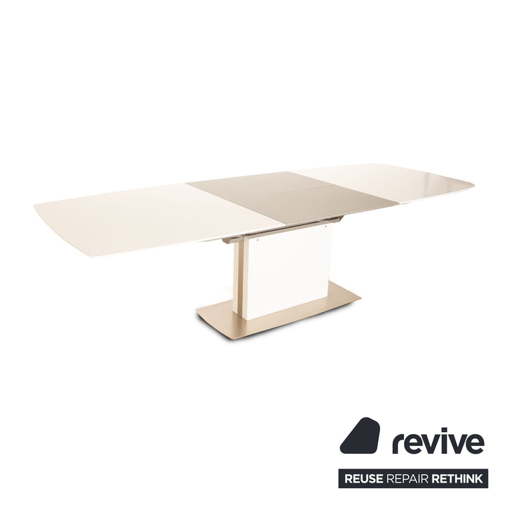 BoConcept Milano Esstisch Holz Weiß 181/264 x 73 x 100 Ausziehfunktion