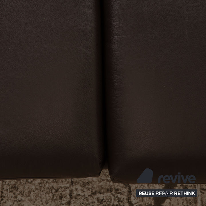 BoConcept Morini Leder Liege Braun Dunkelbraun