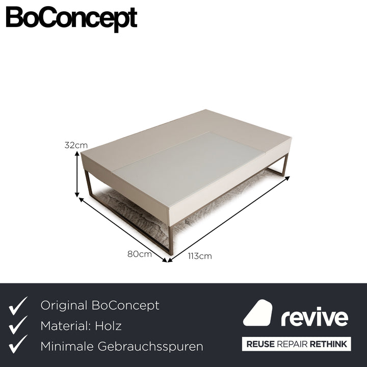 BoConcept Occa Holz Couchtisch Weiß