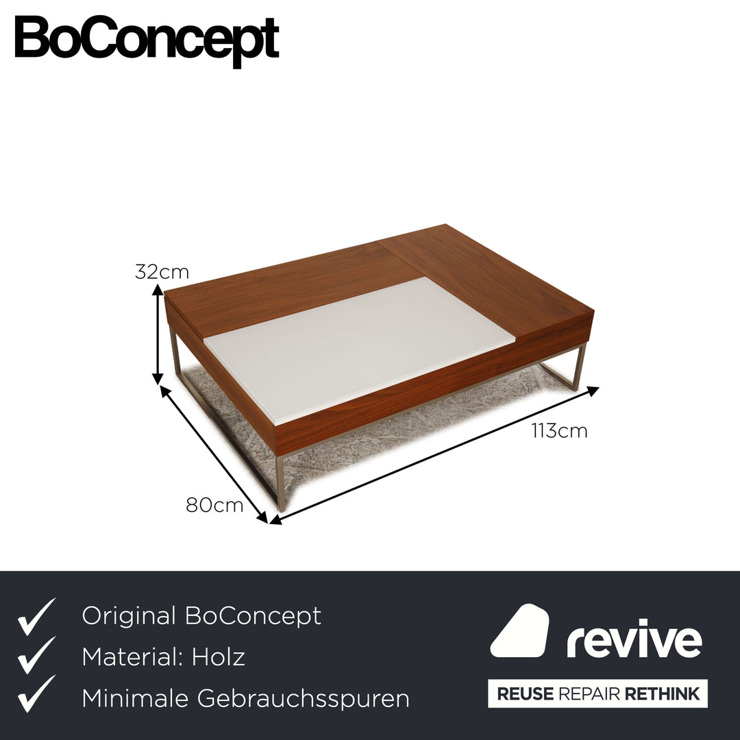 BoConcept Occa Holz Couchtisch Weiß Braun Funktion