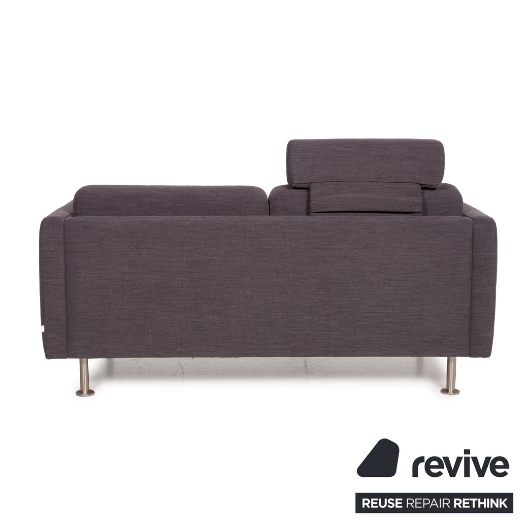 BoConcept Osaka Stoff Sofa Grau Zweisitzer