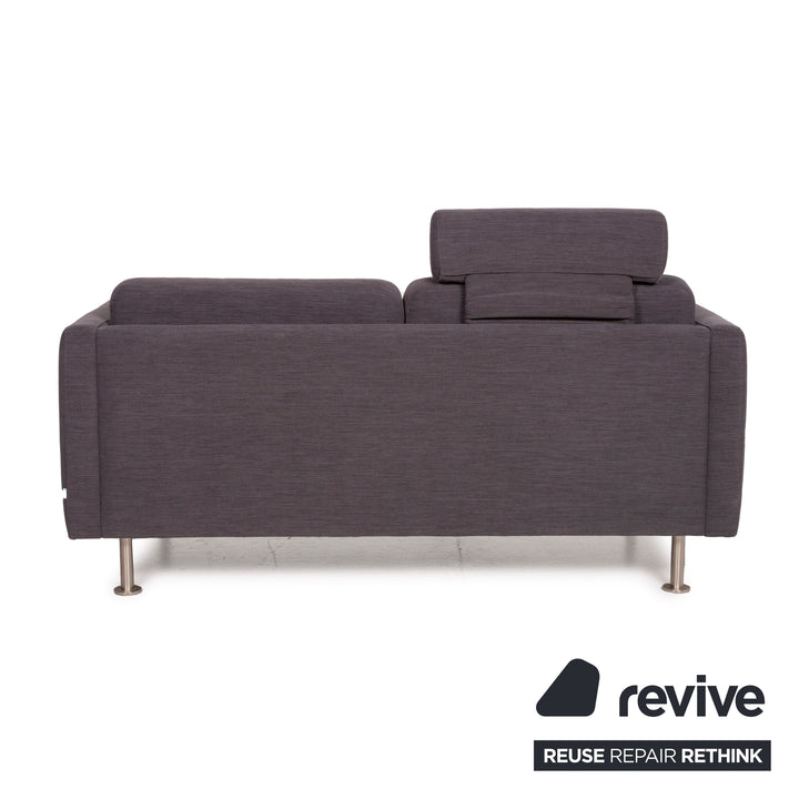 BoConcept Osaka Stoff Sofa Grau Zweisitzer