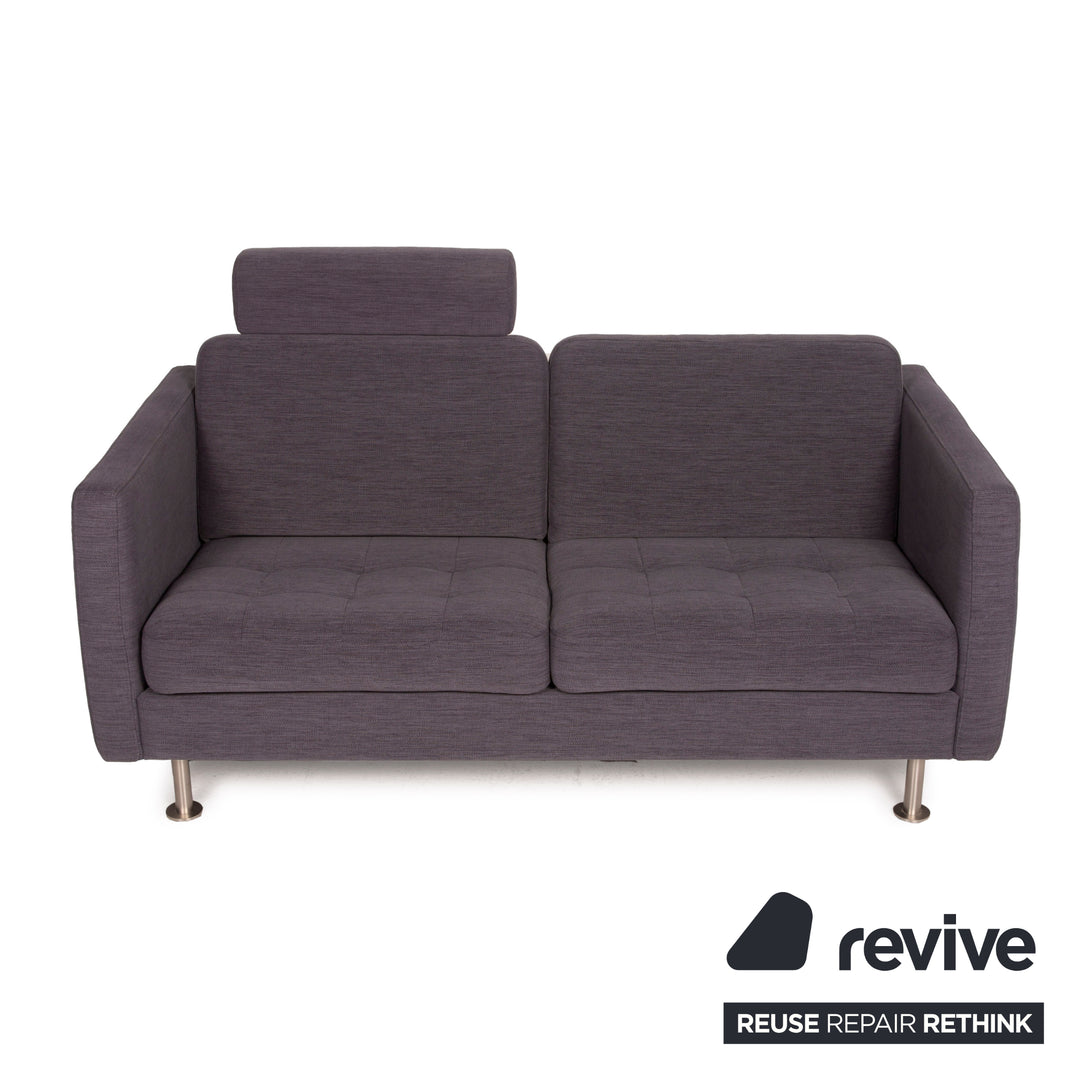 BoConcept Osaka Stoff Sofa Grau Zweisitzer