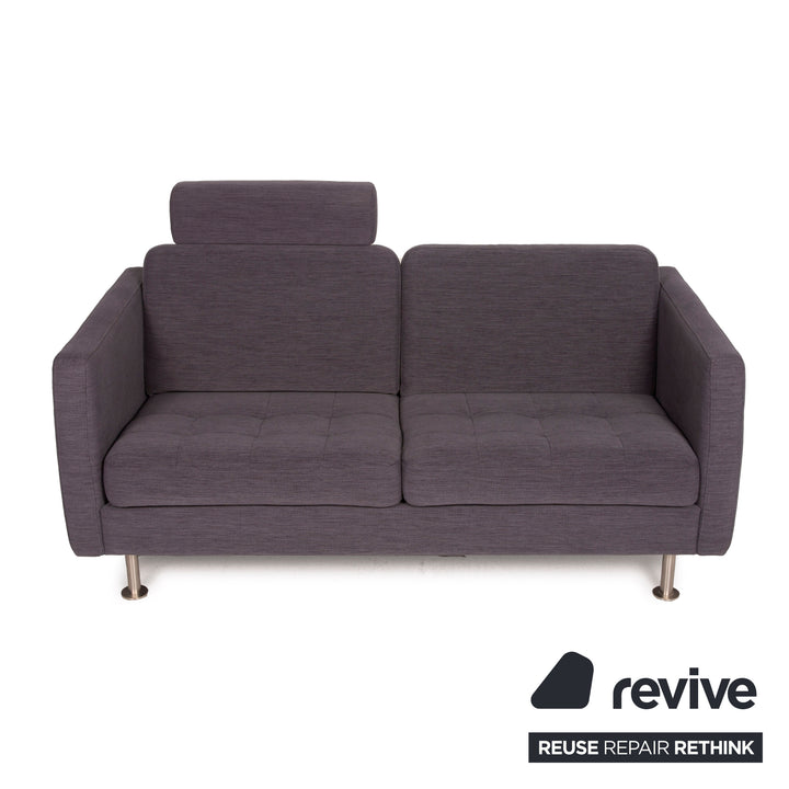 BoConcept Osaka Stoff Sofa Grau Zweisitzer