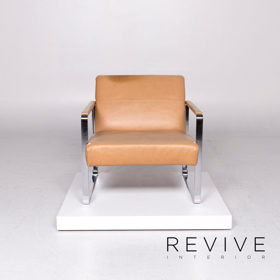 BoConcept Ross Leder Sessel Beige #11381