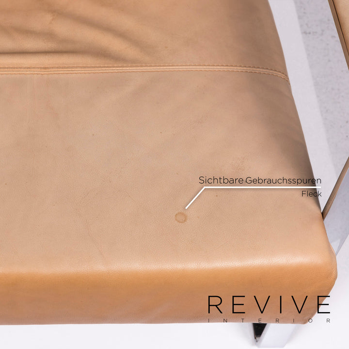 BoConcept Ross Leder Sessel Beige #11381