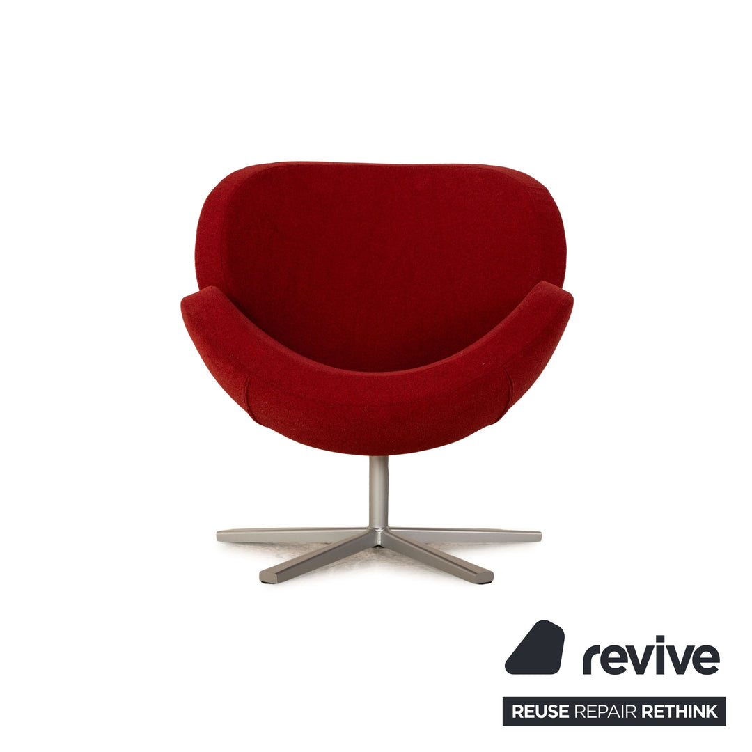 BoConcept Shelly Stoff Sessel inkl. Hocker Rot
