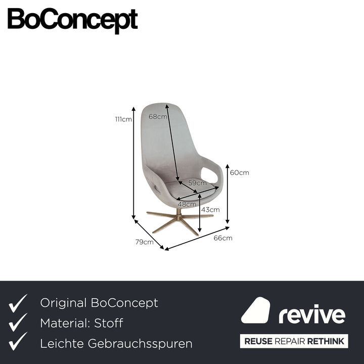 BoConcept Smartville Stoff Sessel Mint