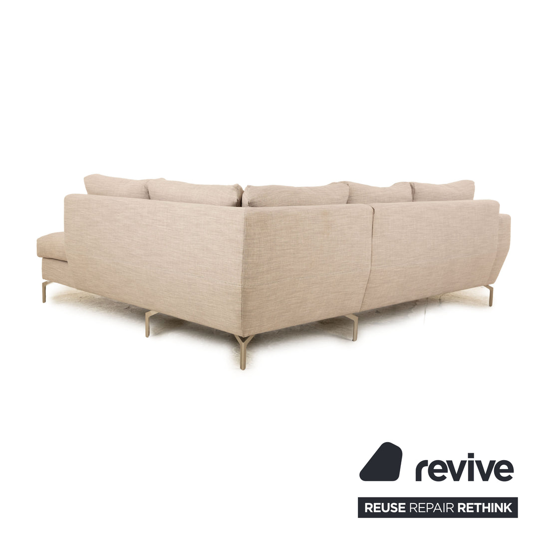 BoConcept Stoff Ecksofa Grau Beige Recamiere Rechts Sofa Couch