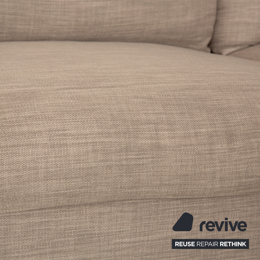 BoConcept Stoff Ecksofa Grau Beige Recamiere Rechts Sofa Couch