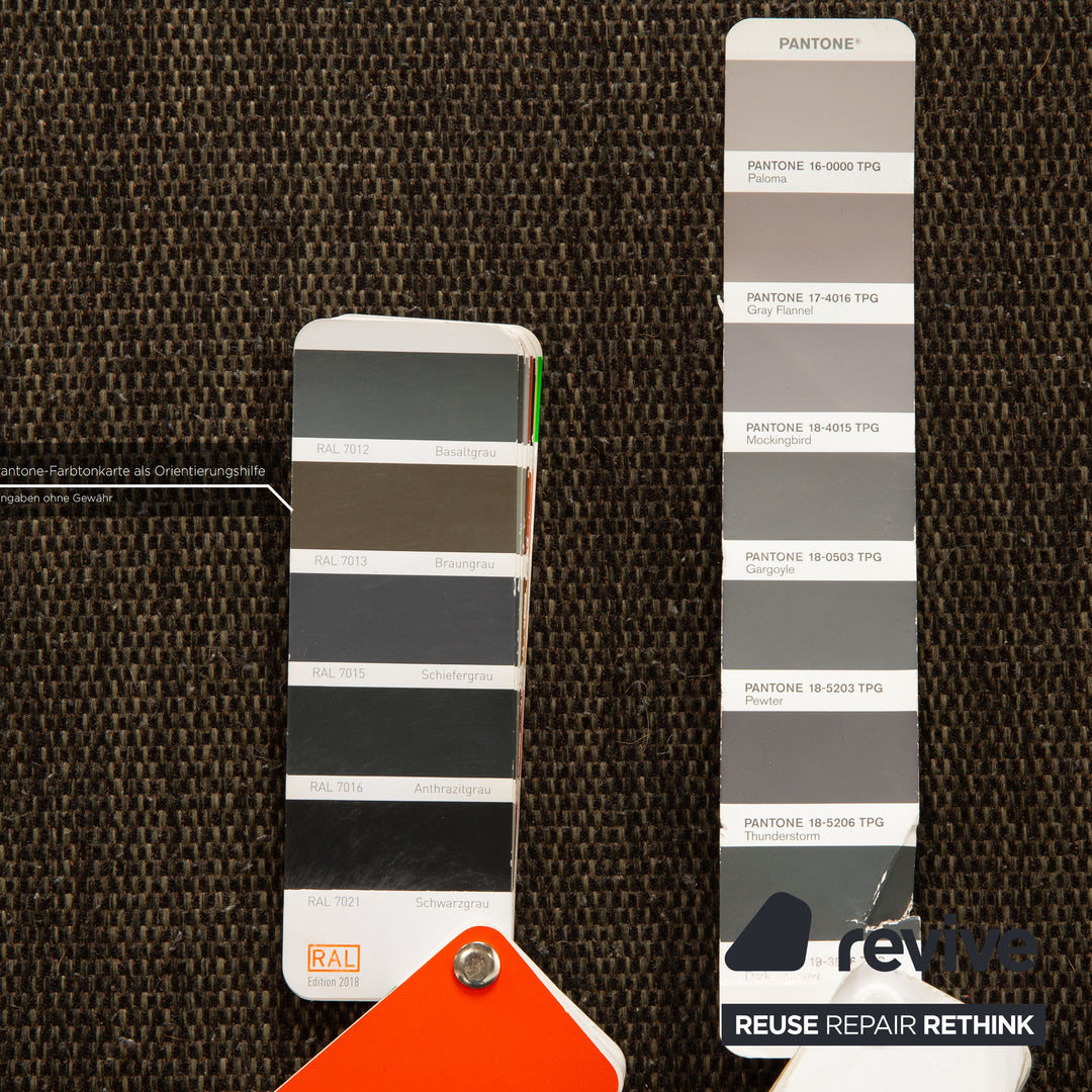 BoConcept Stoff Ecksofa Grau Braun Recamiere Rechts Sofa Couch
