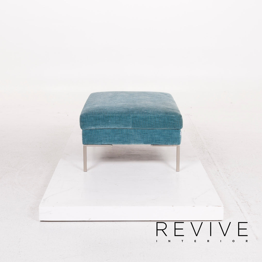 BoConcept Stoff Hocker Blau Ottoman #12504