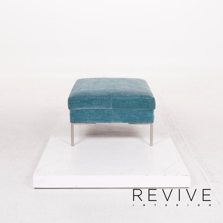 BoConcept Stoff Hocker Blau Ottoman #12504