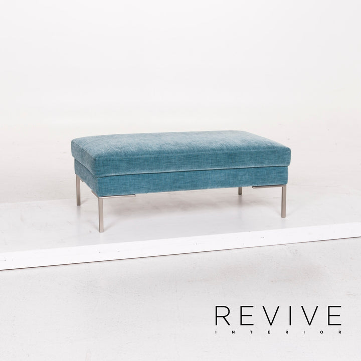 BoConcept Stoff Hocker Blau Ottoman #12504