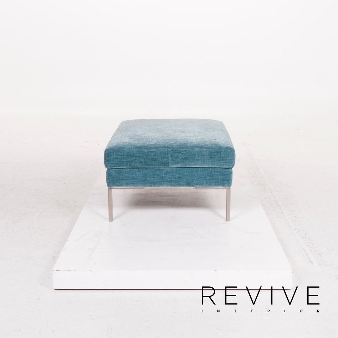 BoConcept Stoff Hocker Blau Ottoman #12504
