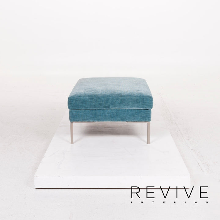 BoConcept Stoff Hocker Blau Ottoman #12504