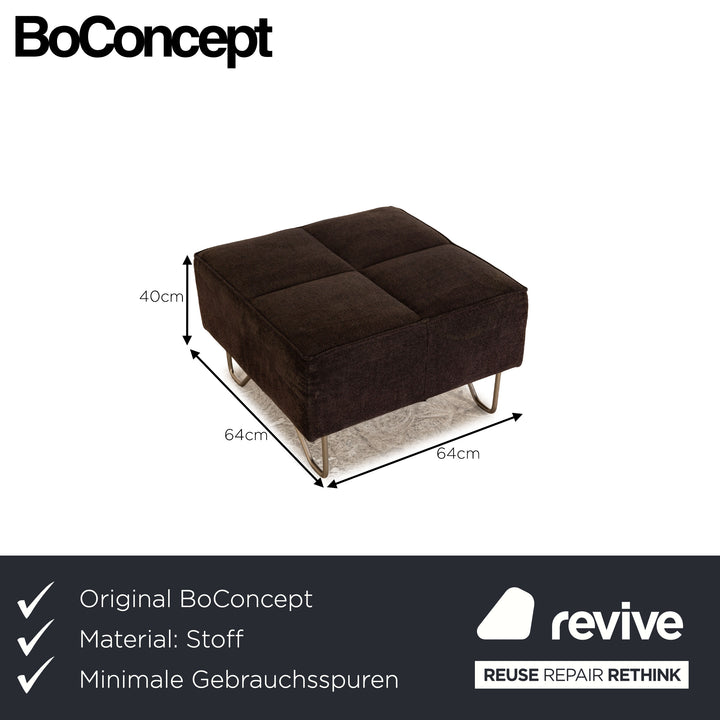 BoConcept Stoff Hocker Schwarz