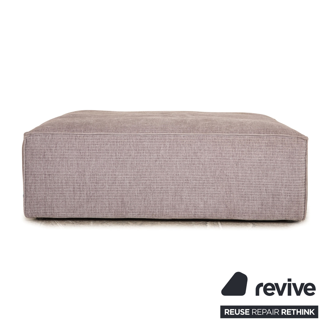 Bolia Cosima Stoff Sofa Garnitur Grau Ecksofa Hocker Sofa Couch