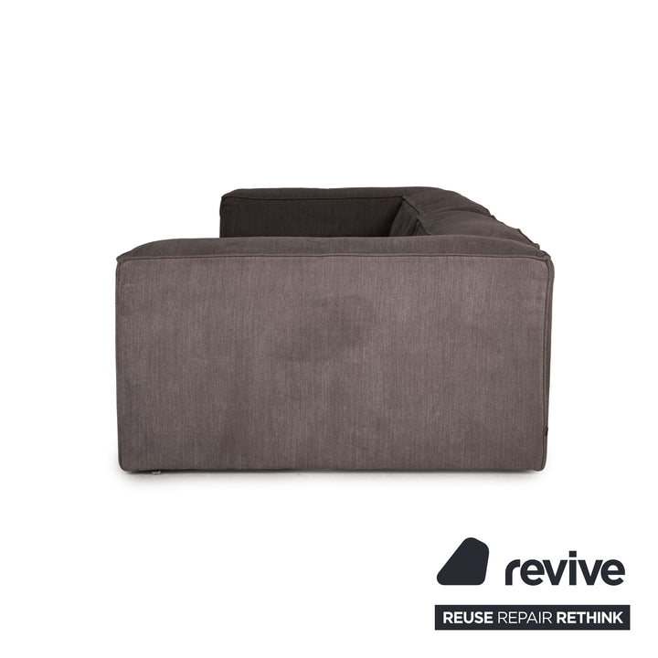 Bolia Cosima Stoff Sofa Grau Dreisitzer Couch