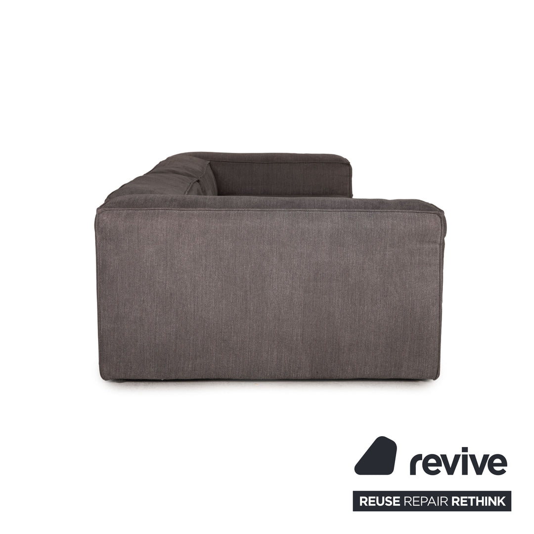 Bolia Cosima Stoff Sofa Grau Dreisitzer Couch
