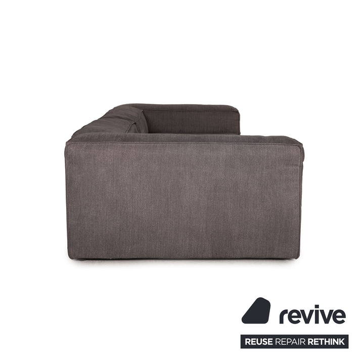 Bolia Cosima Stoff Sofa Grau Dreisitzer Couch