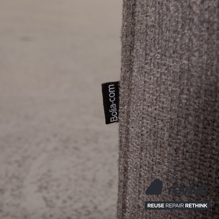 Bolia Cosima Stoff Sofa Grau Dreisitzer Couch