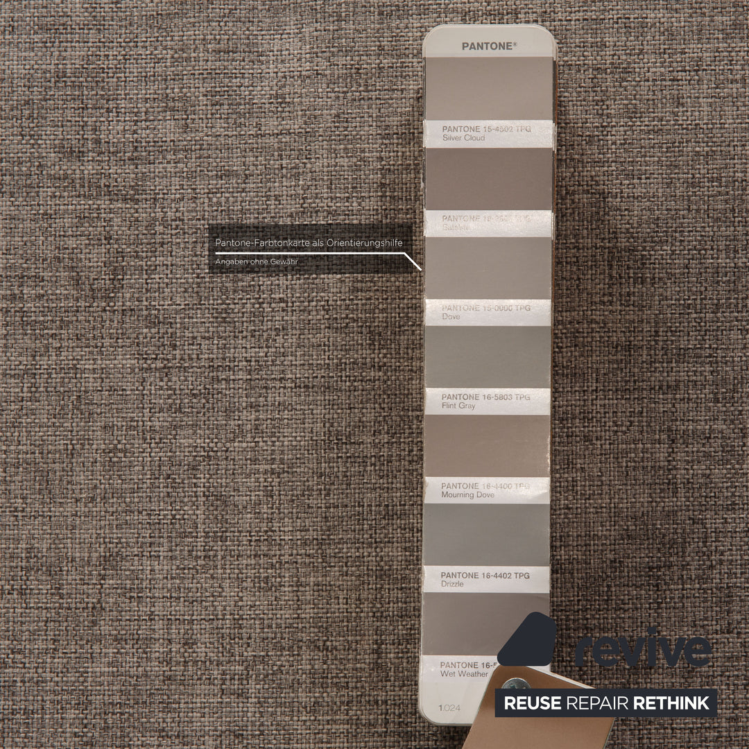 Bolia Scandinavia Remix Stoff Dreisitzer Grau Sofa Couch