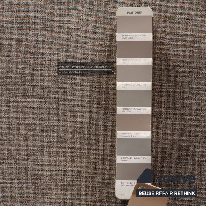 Bolia Scandinavia Remix Stoff Dreisitzer Grau Sofa Couch