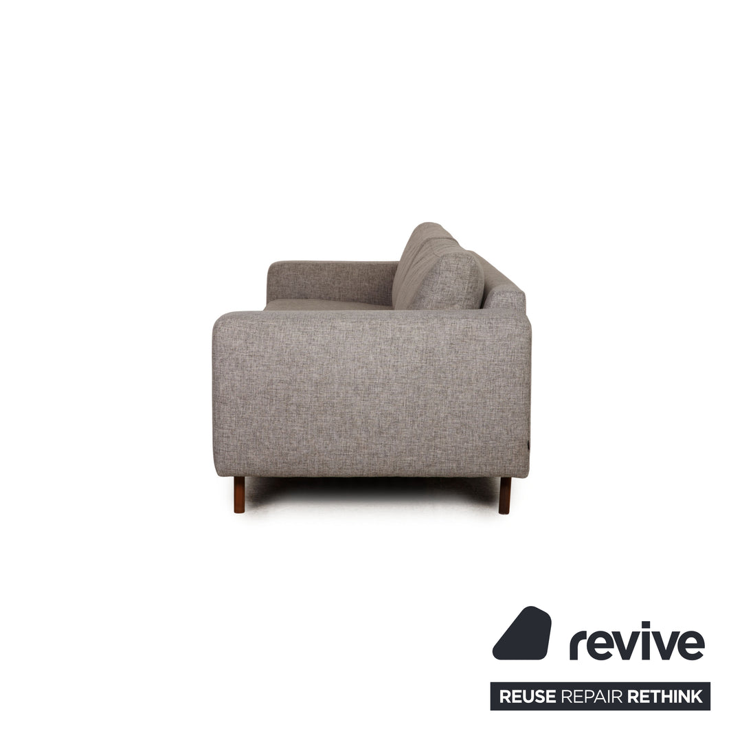 Bolia Scandinavia Remix Stoff Dreisitzer Grau Sofa Couch