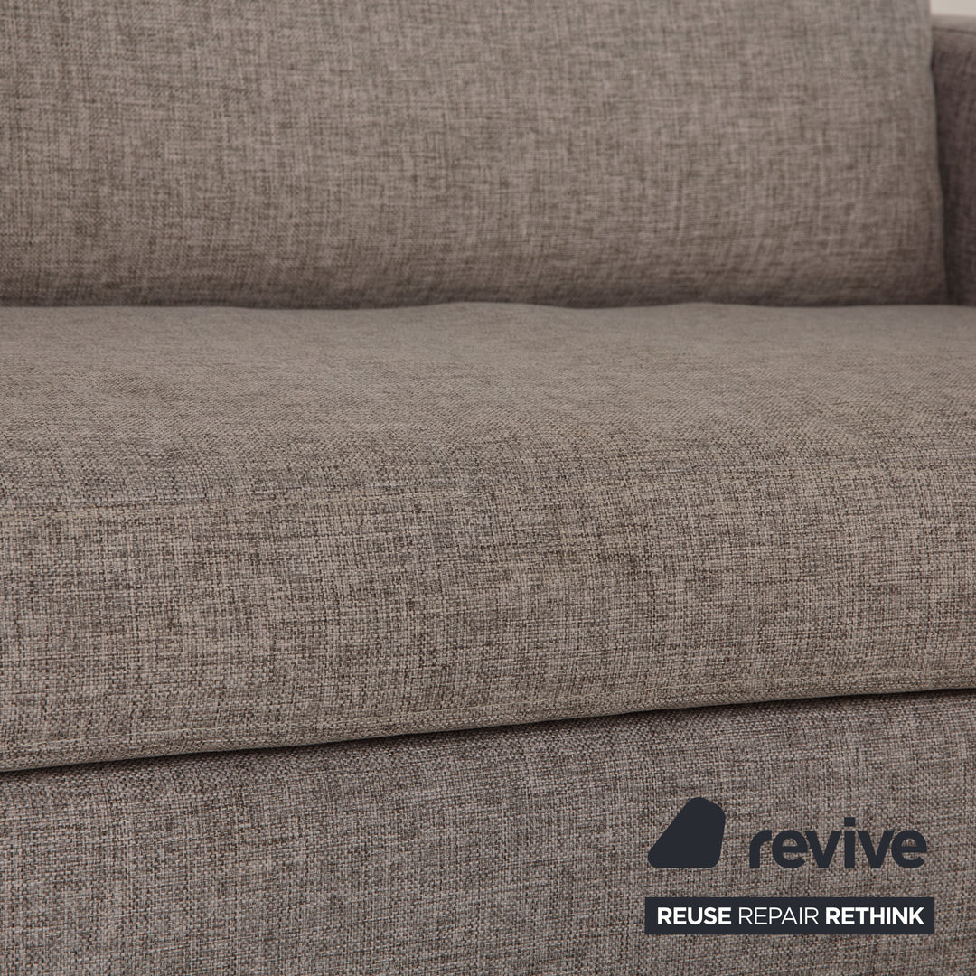 Bolia Scandinavia Remix Stoff Dreisitzer Grau Sofa Couch