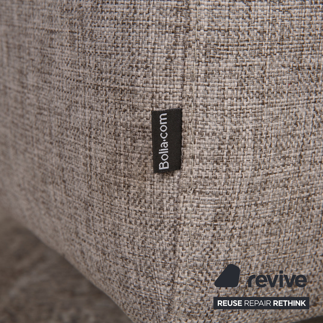 Bolia Scandinavia Remix Stoff Dreisitzer Grau Sofa Couch
