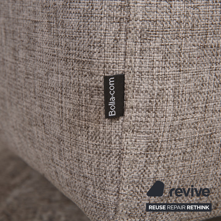 Bolia Scandinavia Remix Stoff Dreisitzer Grau Sofa Couch